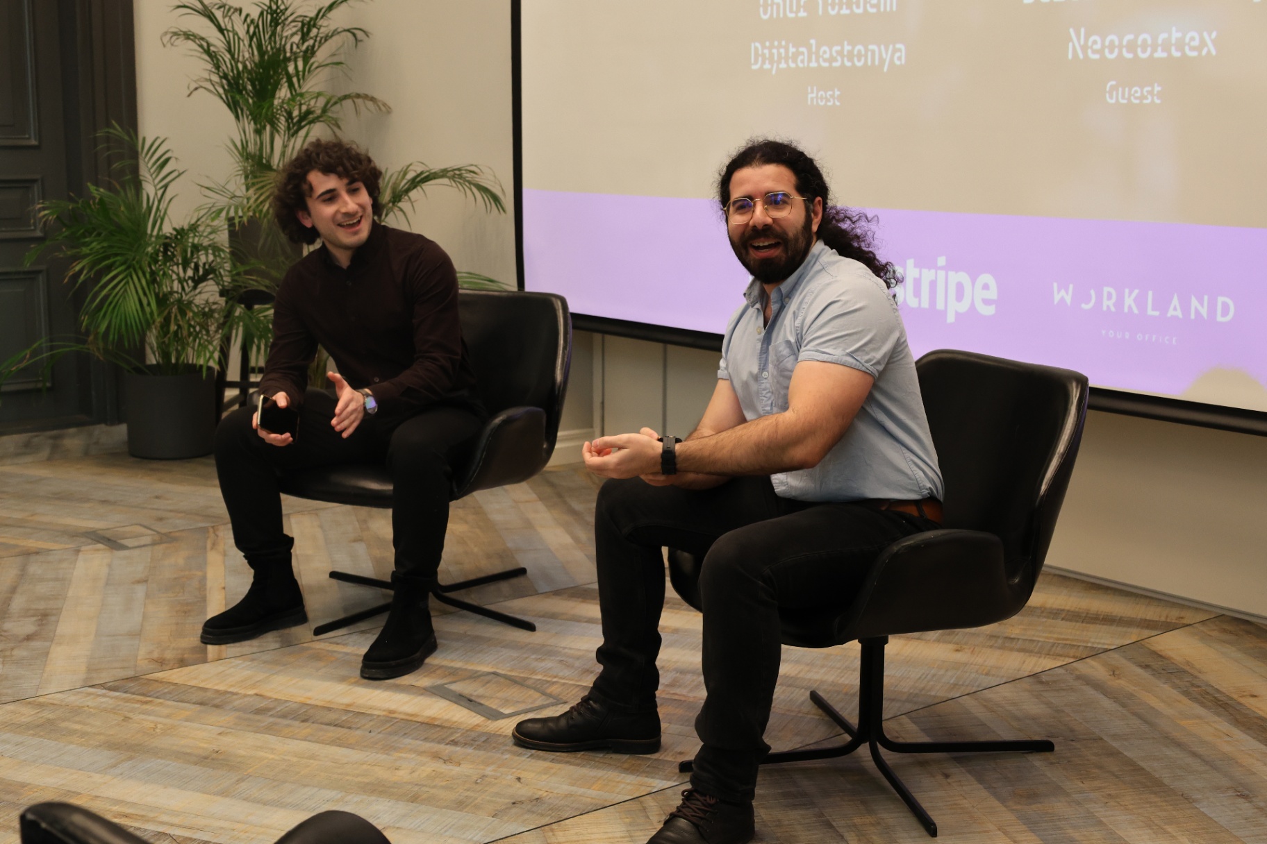 Workland Tallinn'de kurucularla fireside sohbet oturumu